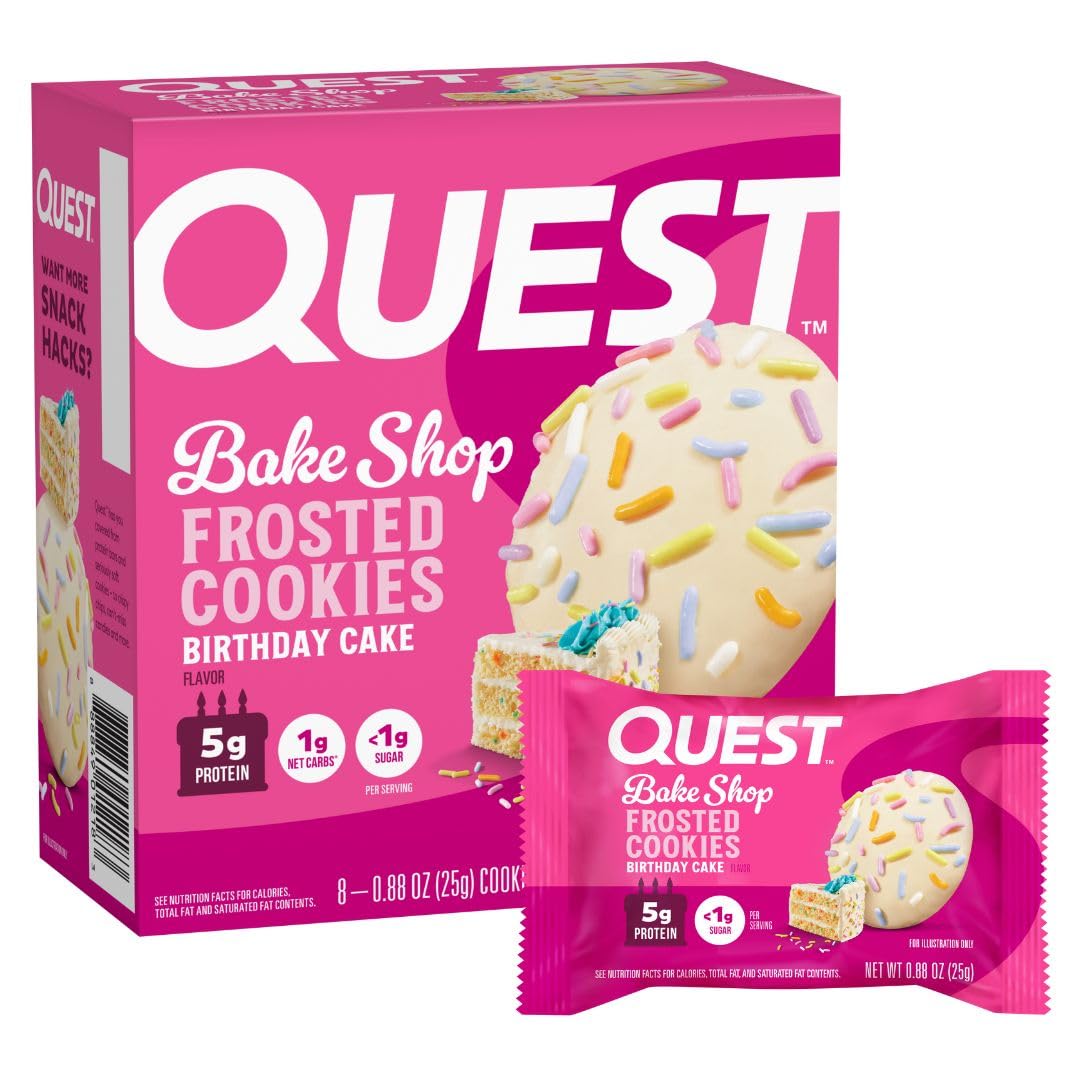 Quest Frosted Cookie Birthday Cake / Each