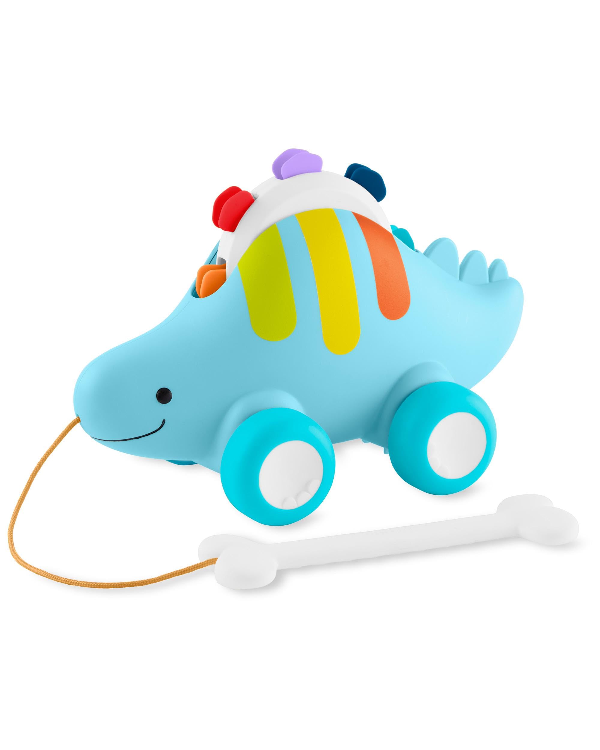 Skip Hop Explore & More Dinosaur 3 in 1 Musical Pull Toy