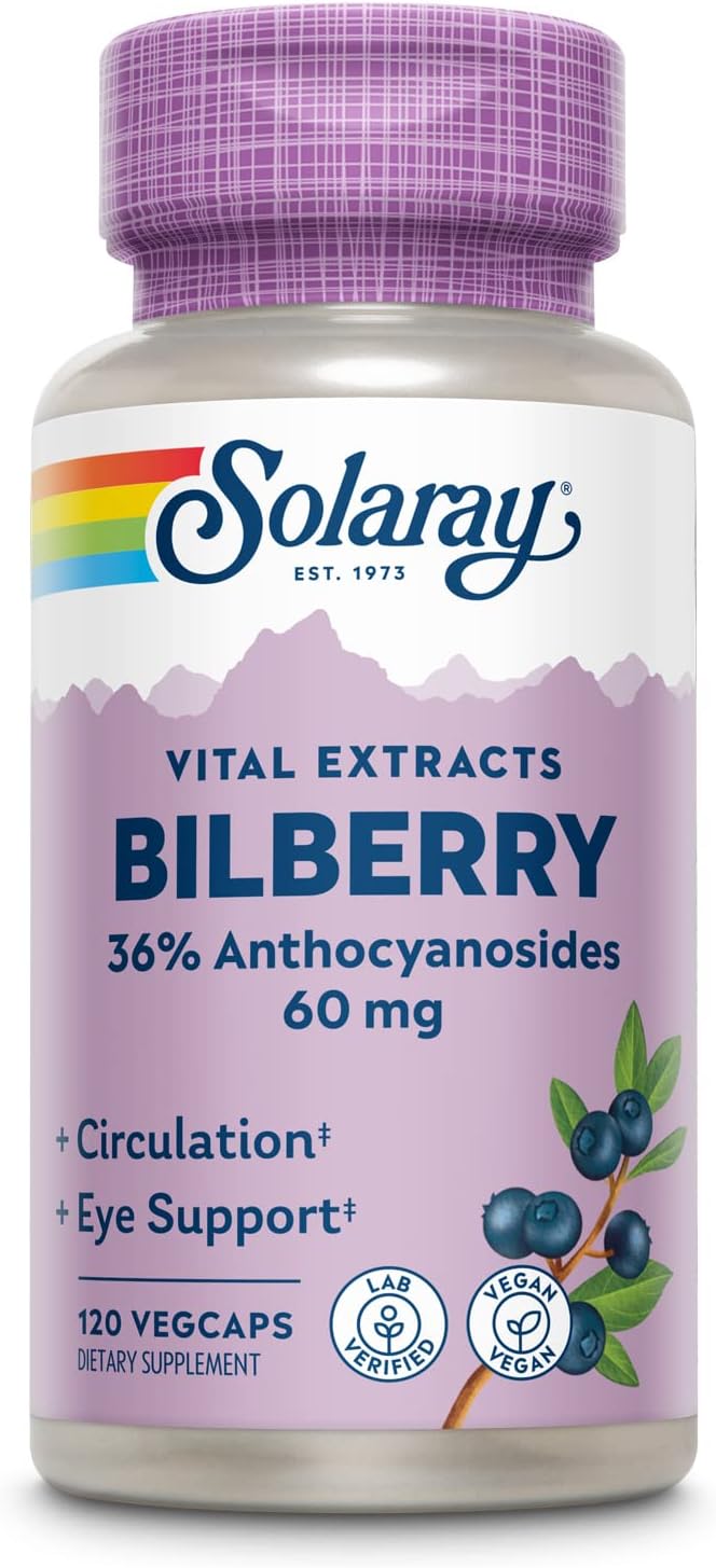 Solaray Bilberry 30 Capsules