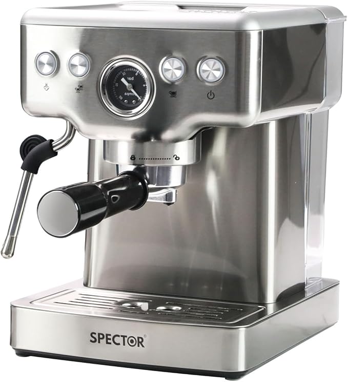 Spector 20 Bar Coffee Machine Espresso Maker with Milk Frother