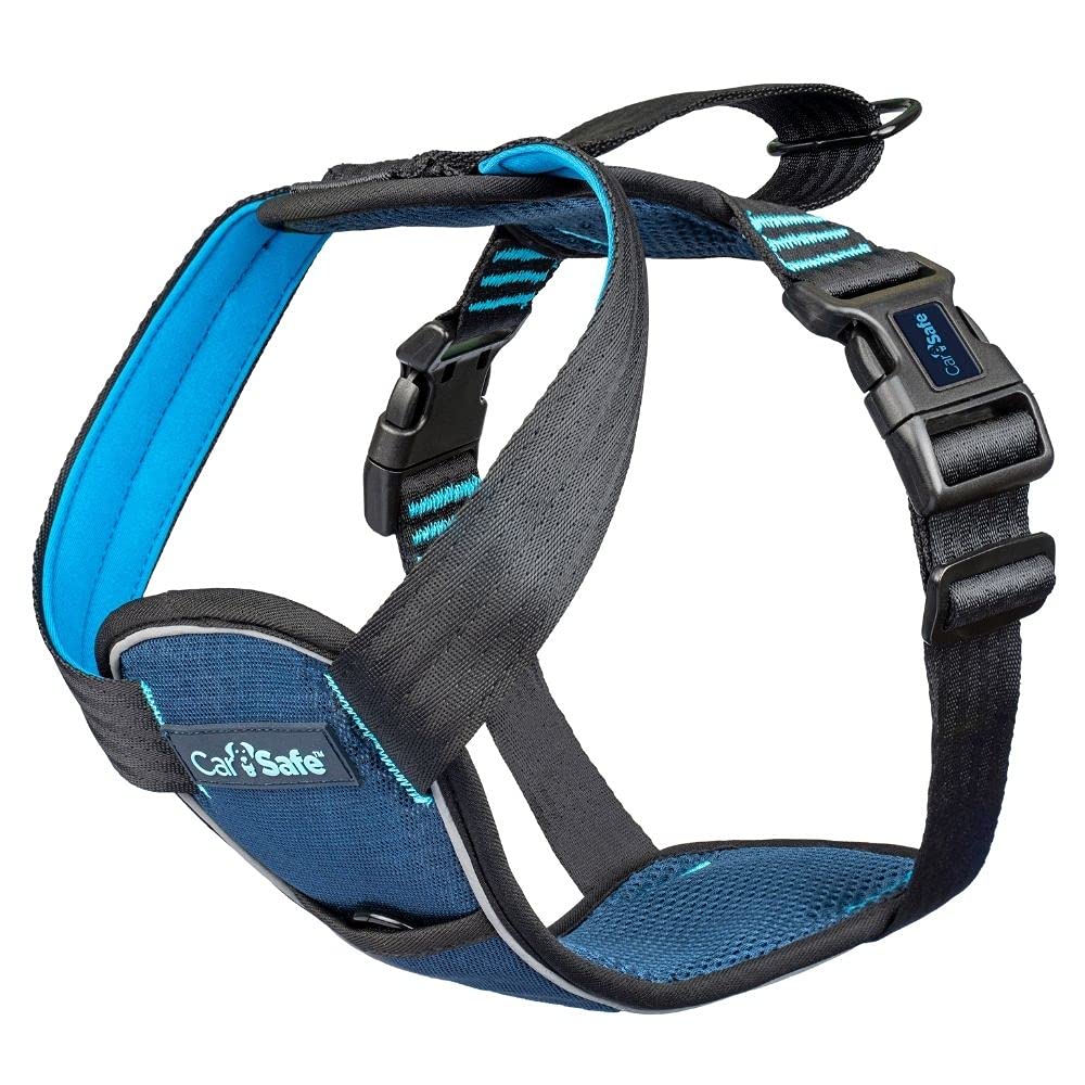Carsafe Crash Tested Dog Harness Blue Large