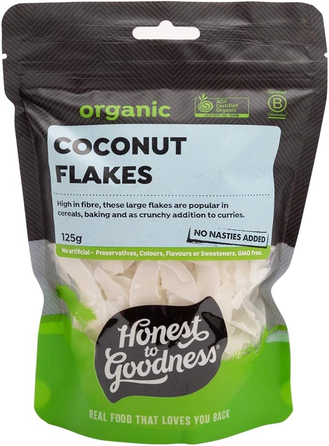 Honest to Goodness Organic Coconut Flakes 125g