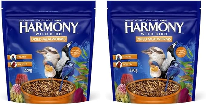 Harmony Mealworms Bird Food 220g