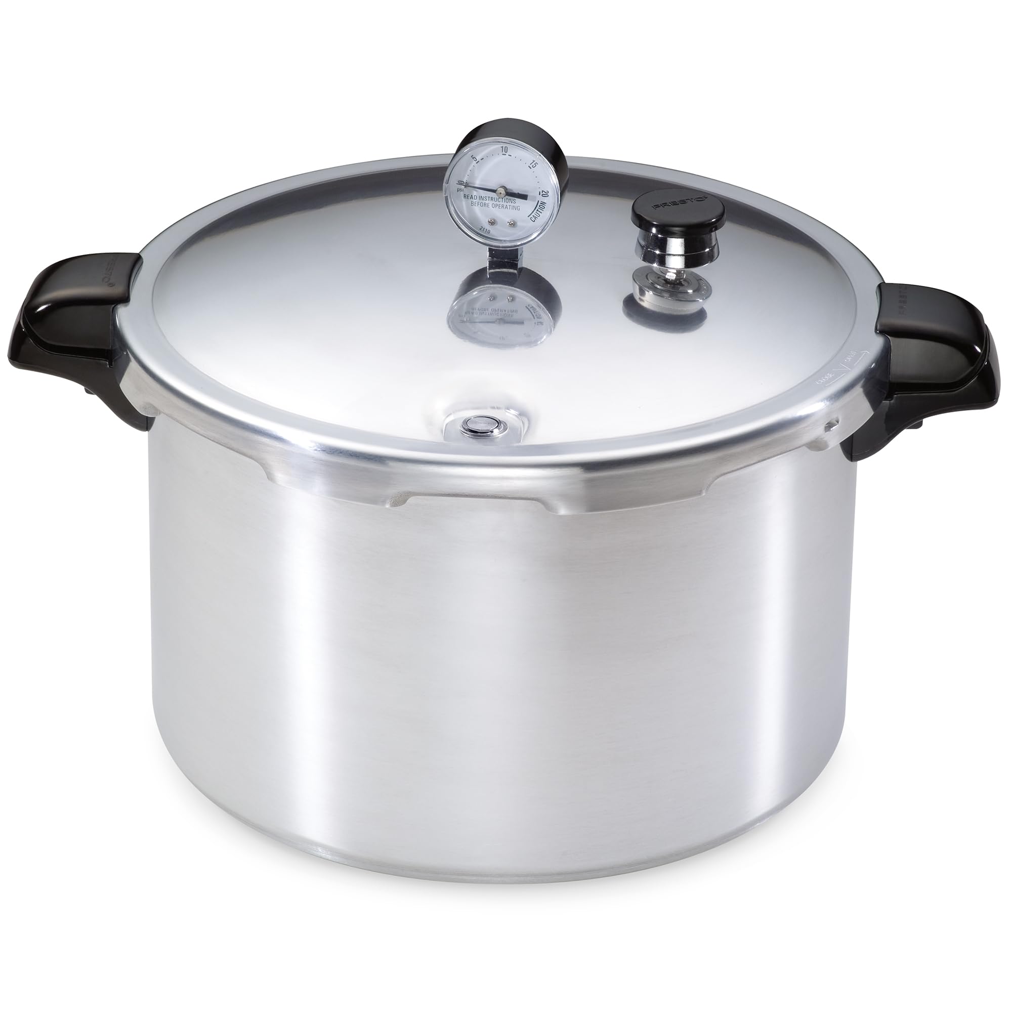 Presto 01755 16-Quart Aluminum Canner Pressure Cooker, One Size, Silve