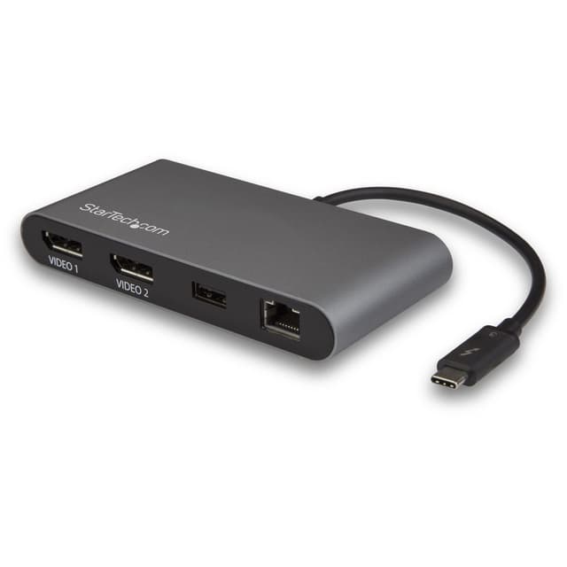 StarTech Mini Thunderbolt 3 Dock - Dual 4K 60Hz DisplayPort TB3DKM2DP