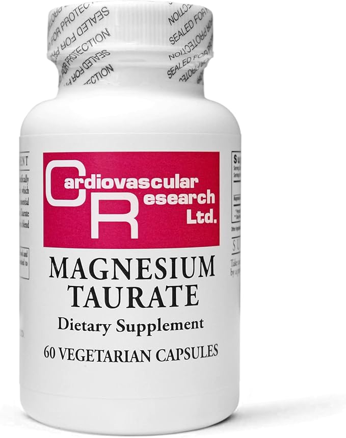 Cardiovascular Research Magnesium Taurate 180 Vegetarian Capsules