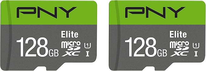 PNY microSDXC Elite 256GB Micro SDXC Card with SD Adapter UHS-I Class 10