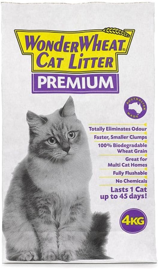 Wonder Wheat Cat Litter Premium 4kg