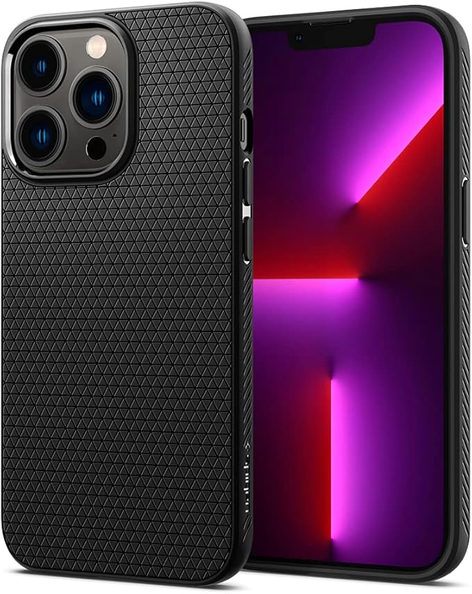 SPIGEN Liquid Air Case Compatible with iPhone 13 - Matte Black