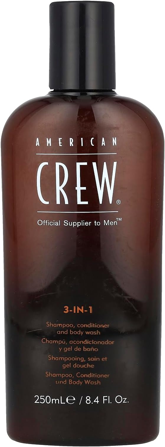 American Crew 3-in-1 Shampoo Conditioner & Body Wash 250ml