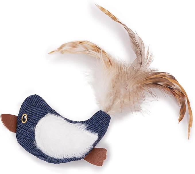 Kazoo Cat Toy Chirpy Bird With Sound