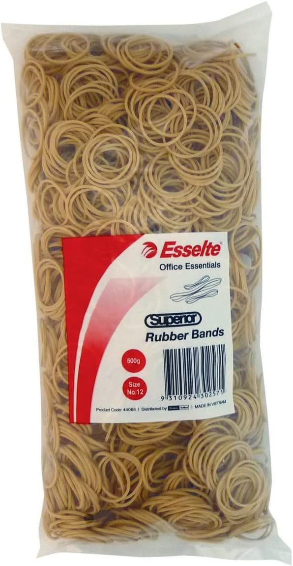 Esselte No.28 Superior Rubber Bands 500gm Bag