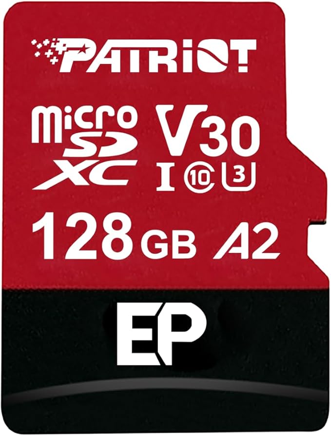 Patriot Memory EP Series 1TB microSDXC U3 V30 CL10 A2 4K Video Supporting PEF1TBEP32MCX - Micro SD Cards