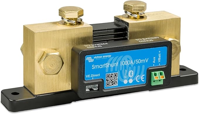 Victron 1000A SmartShunt for Bluetooth Battery Monitoring