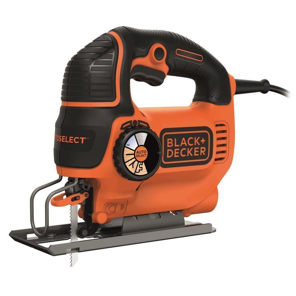 Black and Decker Jig Saw 520W with Autoselect + Briefcase