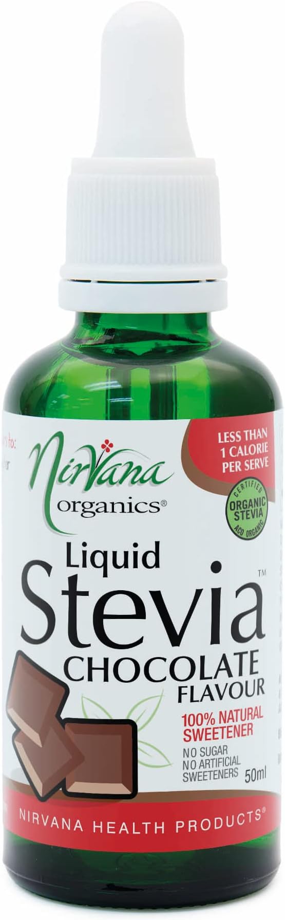 Nirvana Organics, Stevia, Liquid, Chocolate, 50 ml
