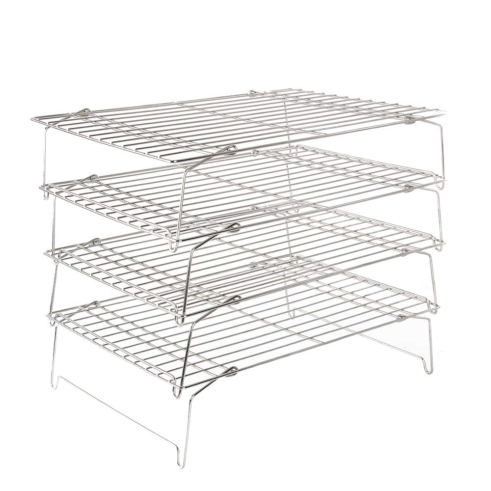 Flagship 4- Tier Cooling Rack Stainless Steel Stackable Wire Baking Stand