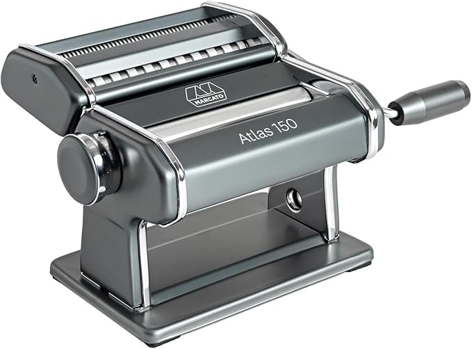 Marcato Atlas 150 Pasta Maker, Powder Grey