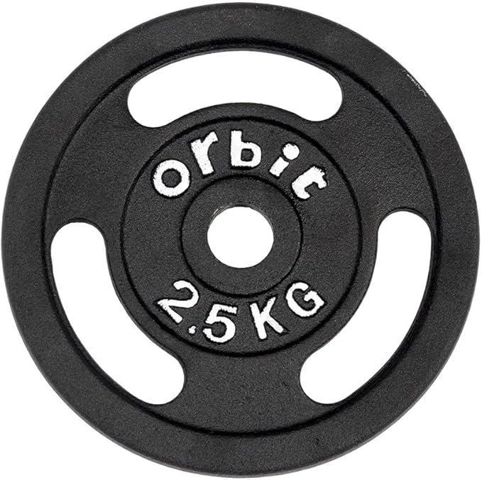 Orbit Standard Weight Plates Size 2.5kg in Black