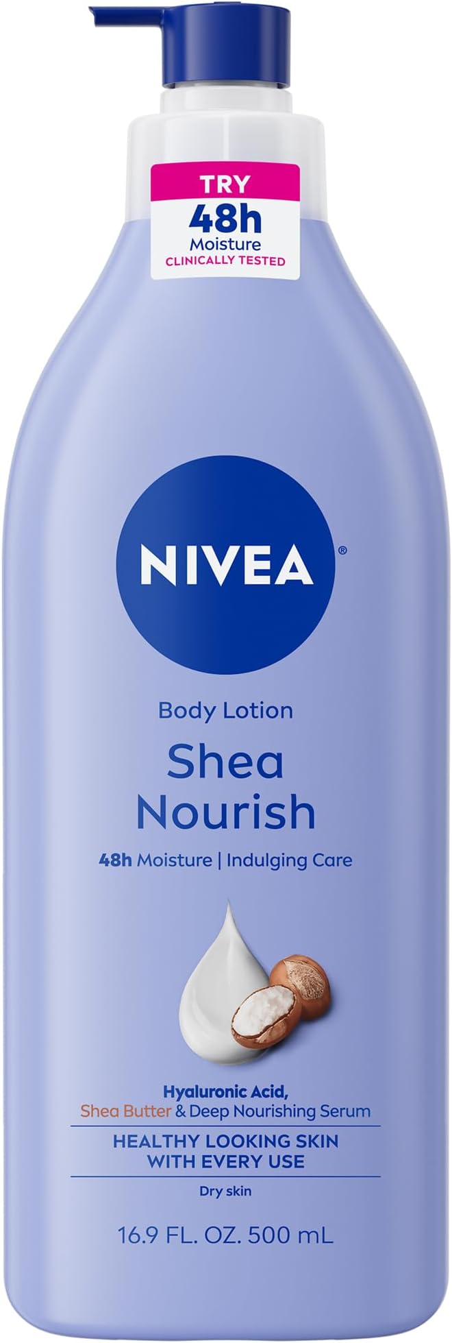 Nivea Smooth Sensation Body Lotion for Dry Skin - 16.9 oz bottle