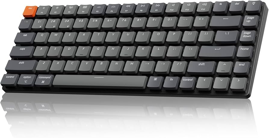 Keychron K3 V2 Bluetooth Low Profile Ultra-Slim Mechanical Keyboard - Gateron Brown (White Backlit ) [KBKCK3A3BROWN]