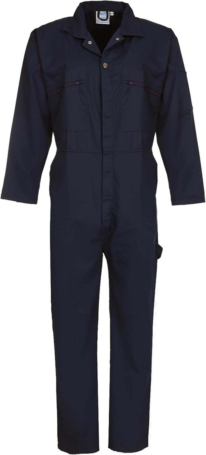 Fort Zip Front Coverall, 36 Inch / Navy Blue