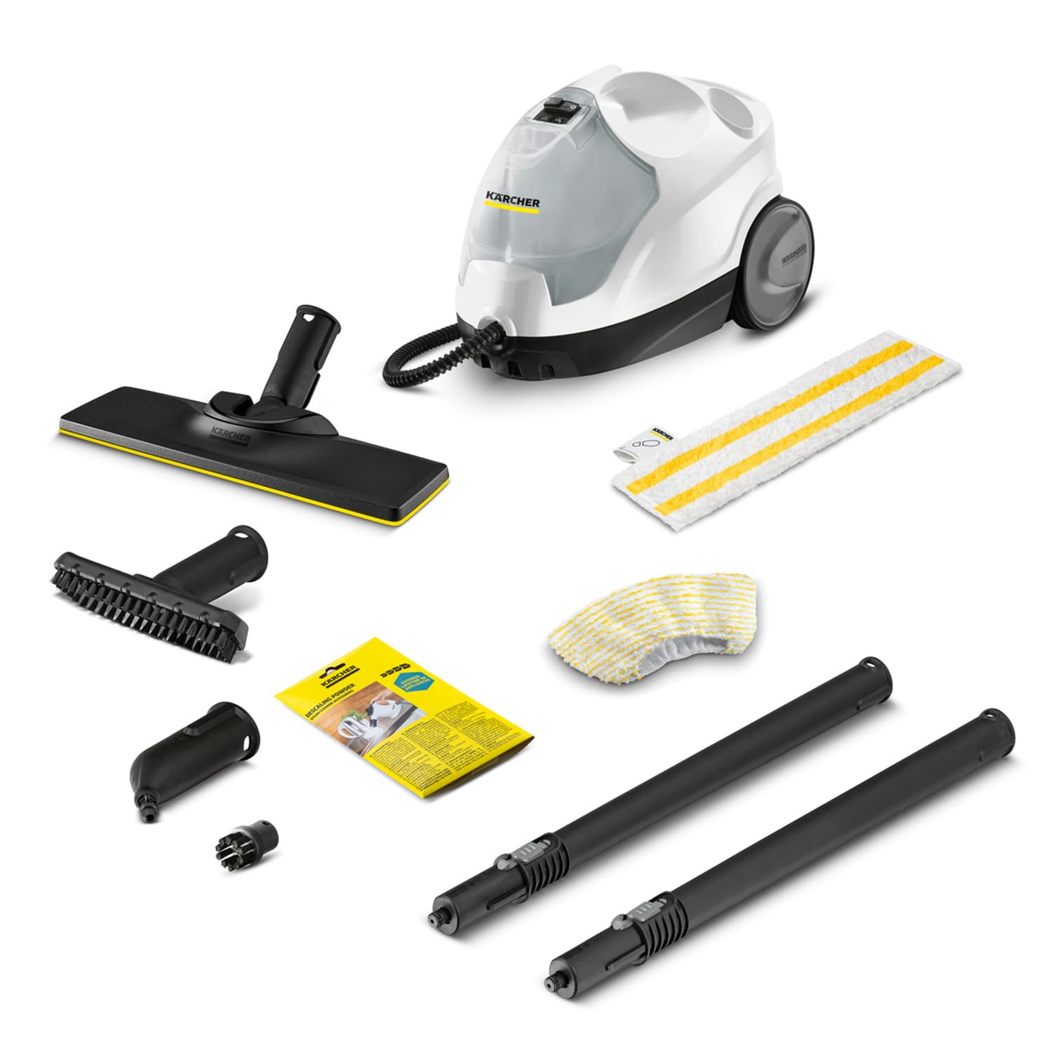 Karcher - SC 4 Premium Easyfix Steam Cleaner - White