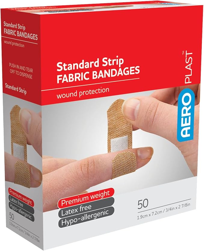 Adhesive Fabric Strips (Box of 50)