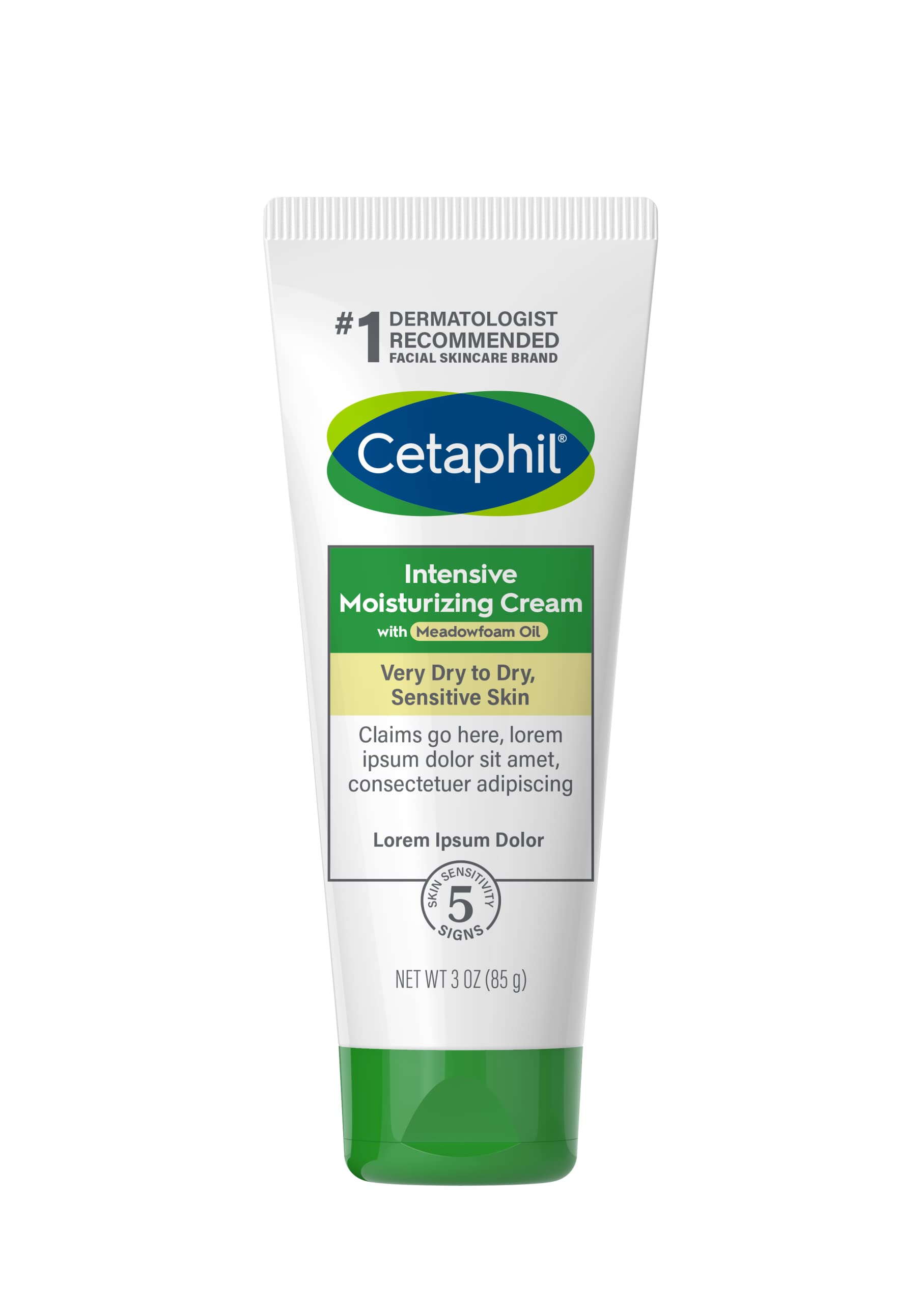 Cetaphil Intensive Moisturizing Cream with Meadowfoam Oil, 3 oz