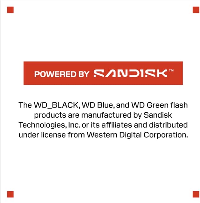 Western Digital Black SN770 NVMe Gen4 M.2 SSD 500GB