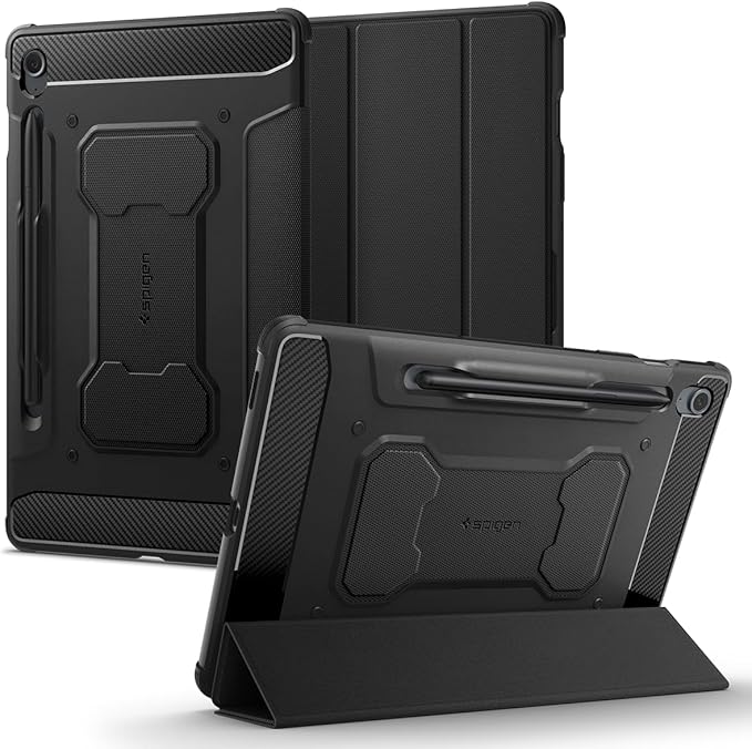 SPIGEN Rugged Armor Pro for Galaxy Tab S10 FE+ Case [Colour:Black]