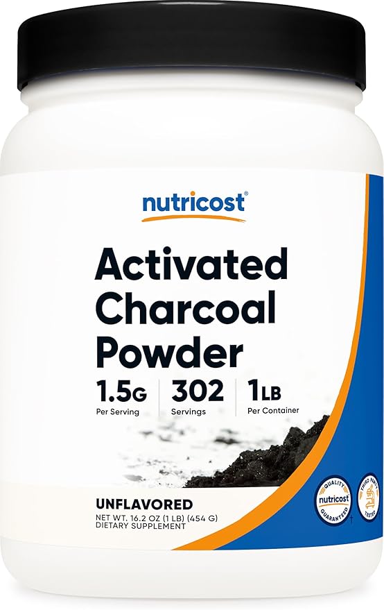 Nutricost, Activated Charcoal Powder, 2 lbs