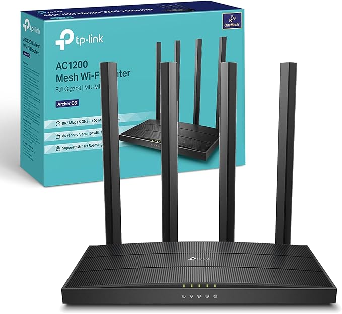 TP-Link AC1200 Wireless MU-MIMO Gigabit Router