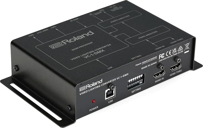 Roland Video Lighting Converter w/ Video, Audio, Midi and DMX