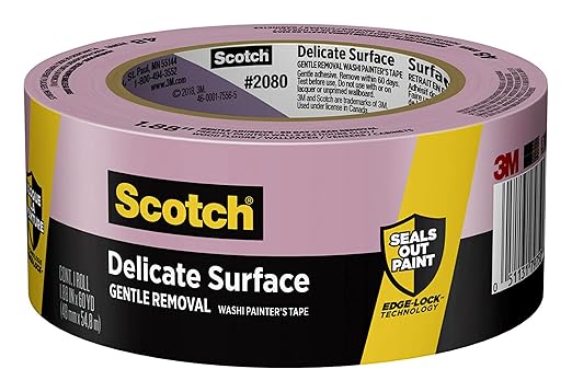 Scotch 2080-48EC ScotchBlue Delicate Surfaces Painters Tape 1.88" Width Purple