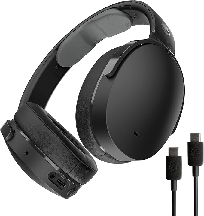 Skullcandy Hesh ANC Wireless Over-Ear Headphones - True Black
