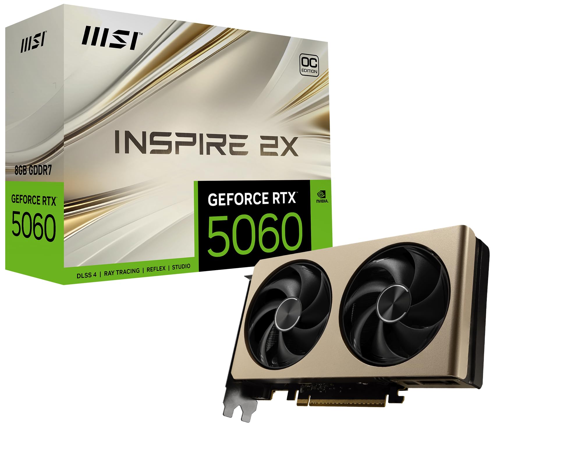 MSI GeForce RTX 5060 Inspire 2x OC 8GB GDDR7