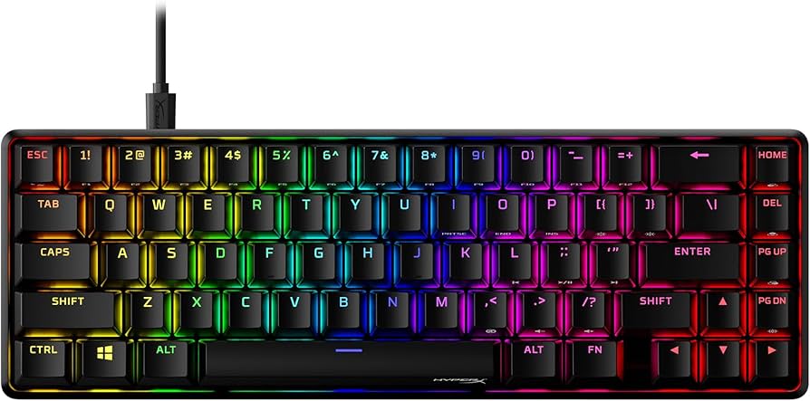 HyperX Alloy Origins 65 Aqua Switch Mechanical Gaming Keyboard