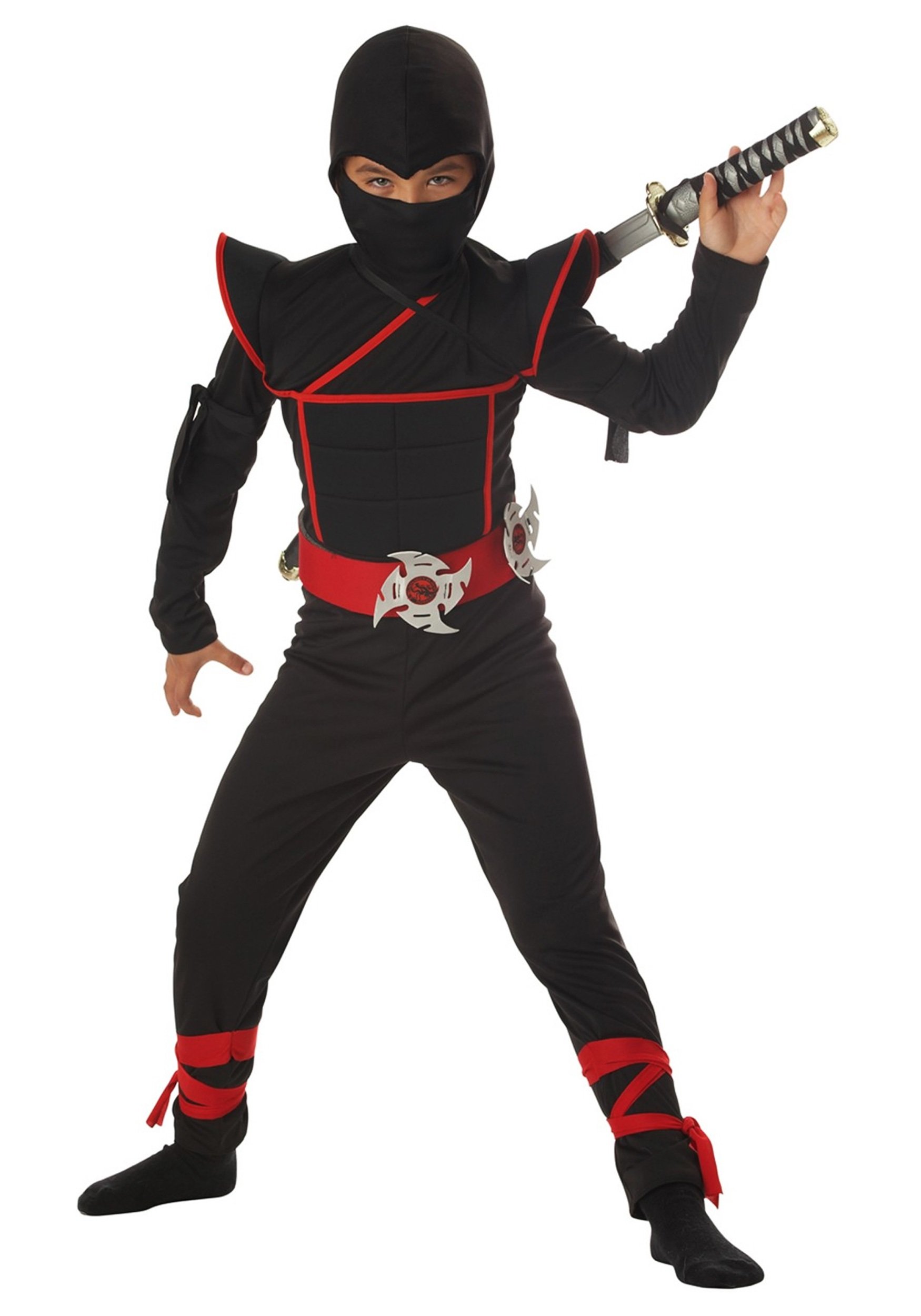 Stealth Ninja Japanese Child Costume-Medium \ Plus
