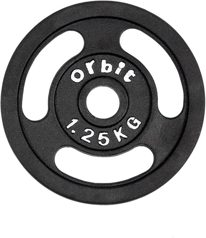 Orbit Standard Weight Plates Size 1.25kg in Black