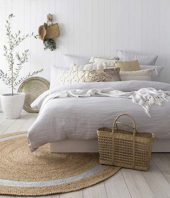 Bambury Linen Quilt Cover Set Hazel by Freedom, 100% Linen