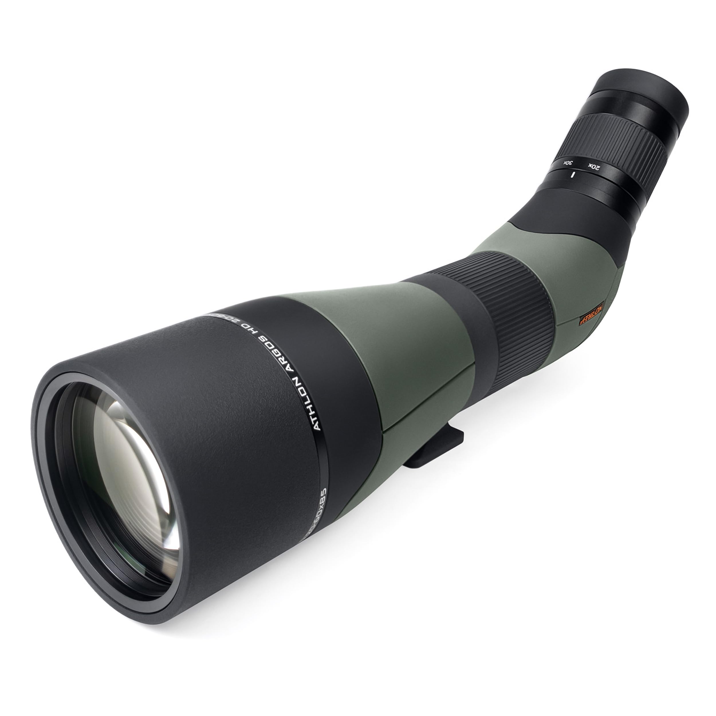 Athlon Argos 20-60x85 Black Spotting Scope, Angled