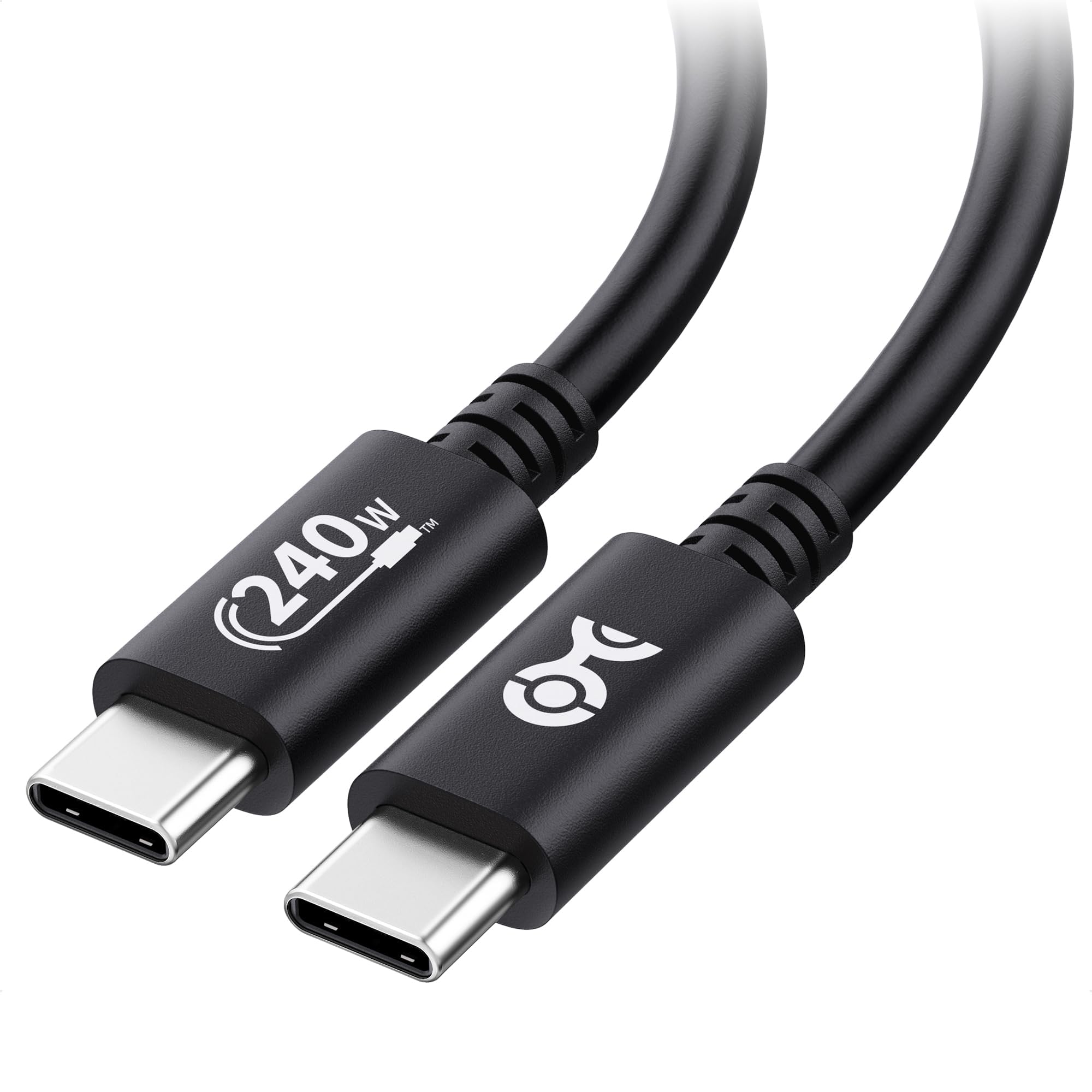 [USB-IF Certified] Cable Matters USB C Cable 240W 2m for MacBook Pro, Dell XPS (USB C Charger Cable, 140W USB C Cable, USB C Charging Cable) with
