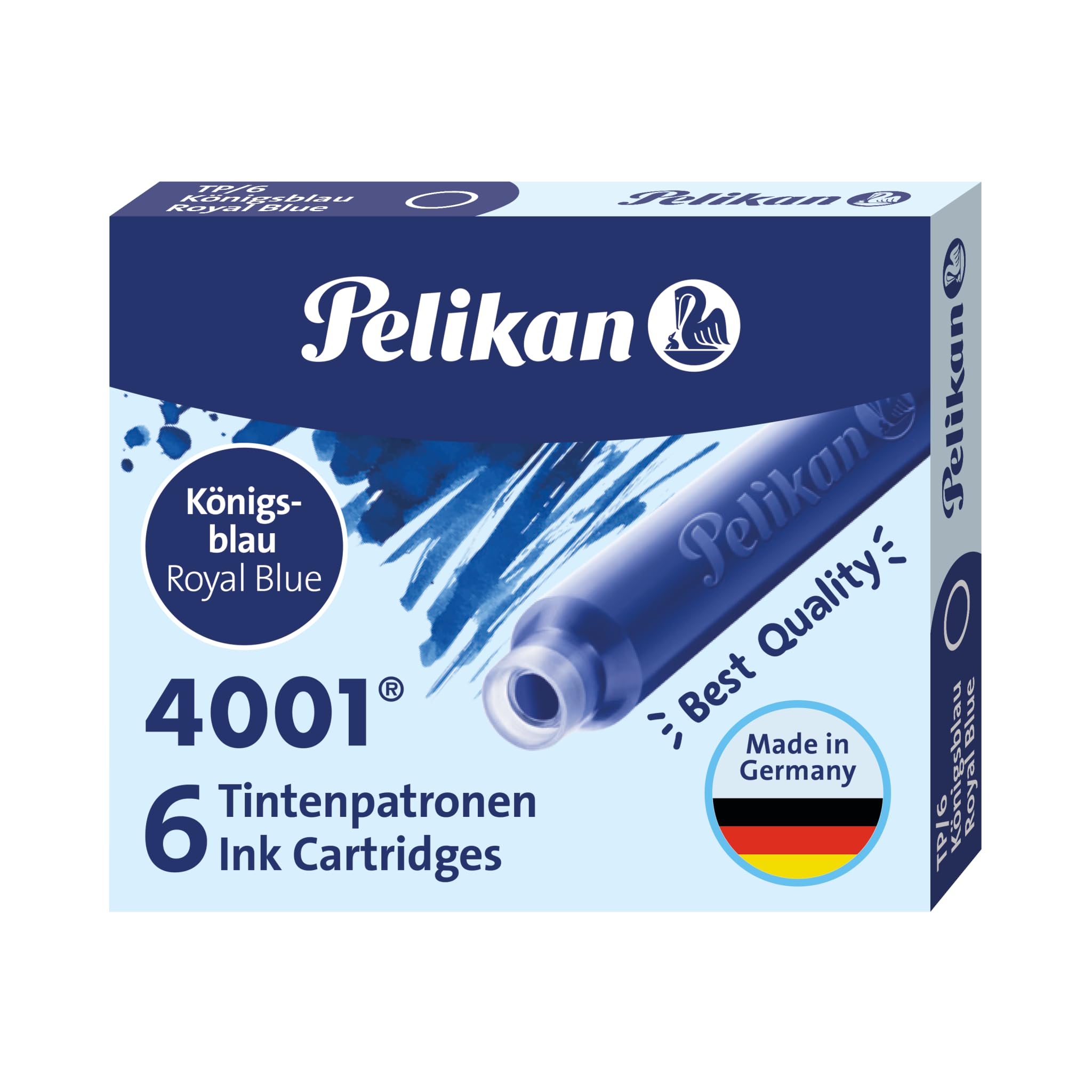 Pelikan 4001 Ink Cartridges - Royal Blue