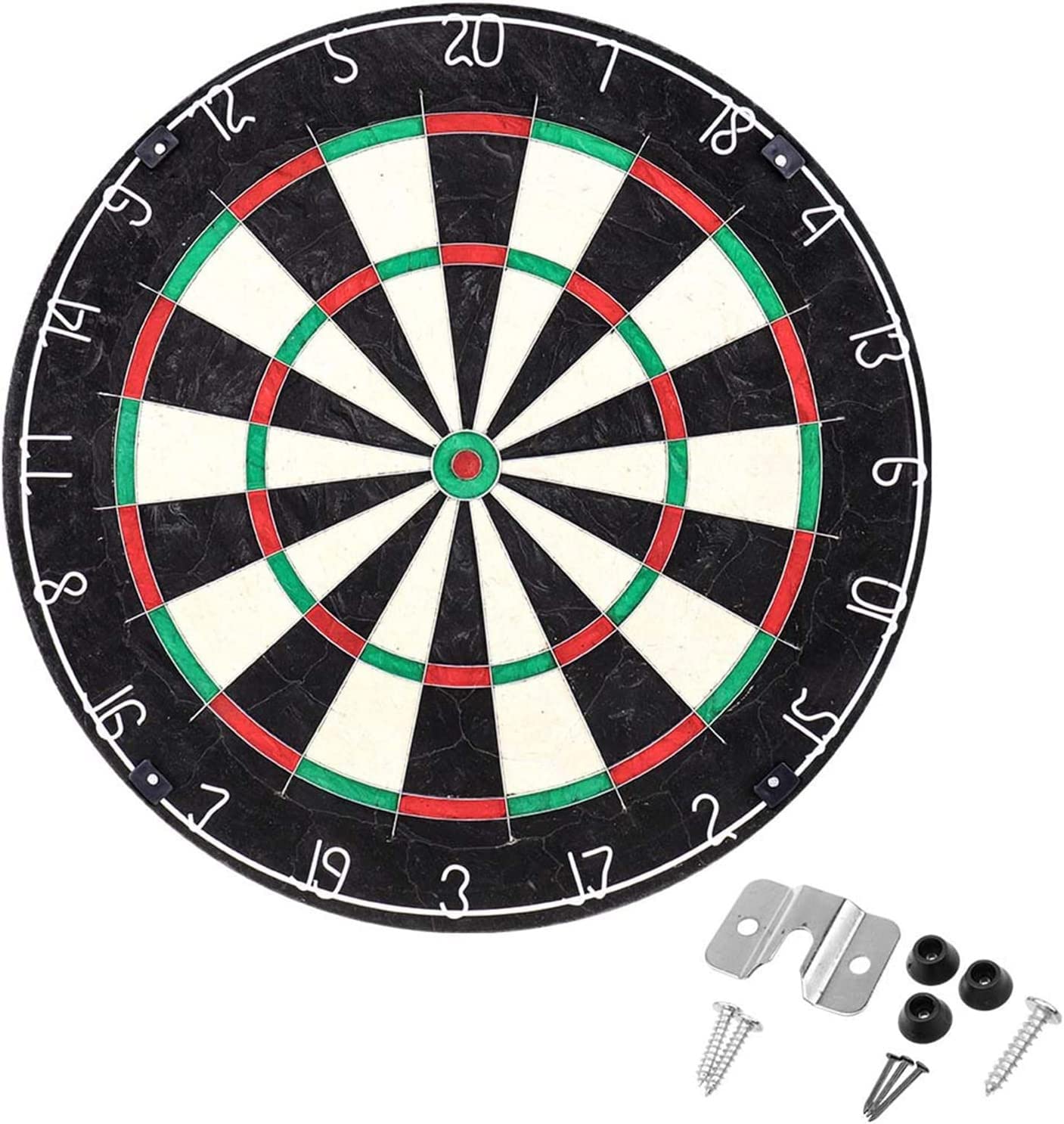 18" Dartboard Dart Board with Steel Darts Competition Party Game