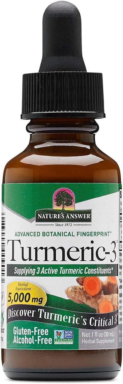Nature's Answer Turmeric-3 Alcohol-Free 1 fl oz (30 ml)