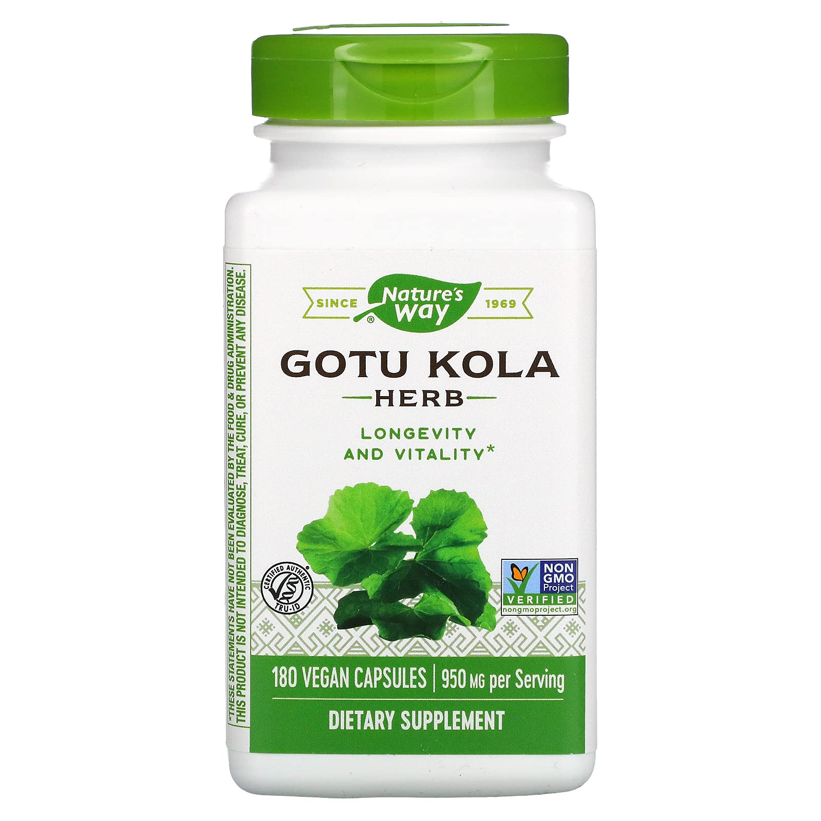 Nature's Way Gotu Kola Herb - 100 Capsules