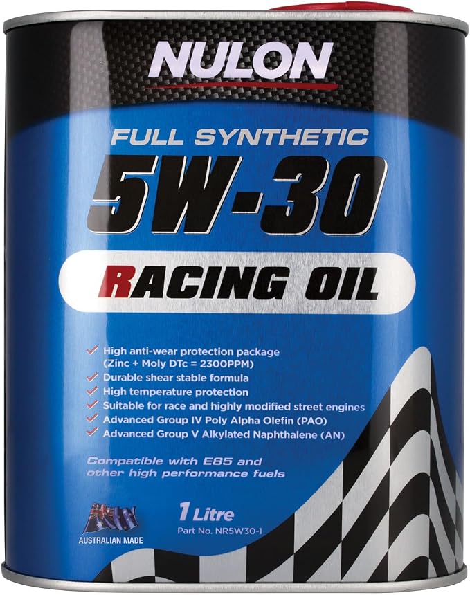 Nulon 5W30 Racing E85 Oil 1L Full Synthetic NR5W30-1