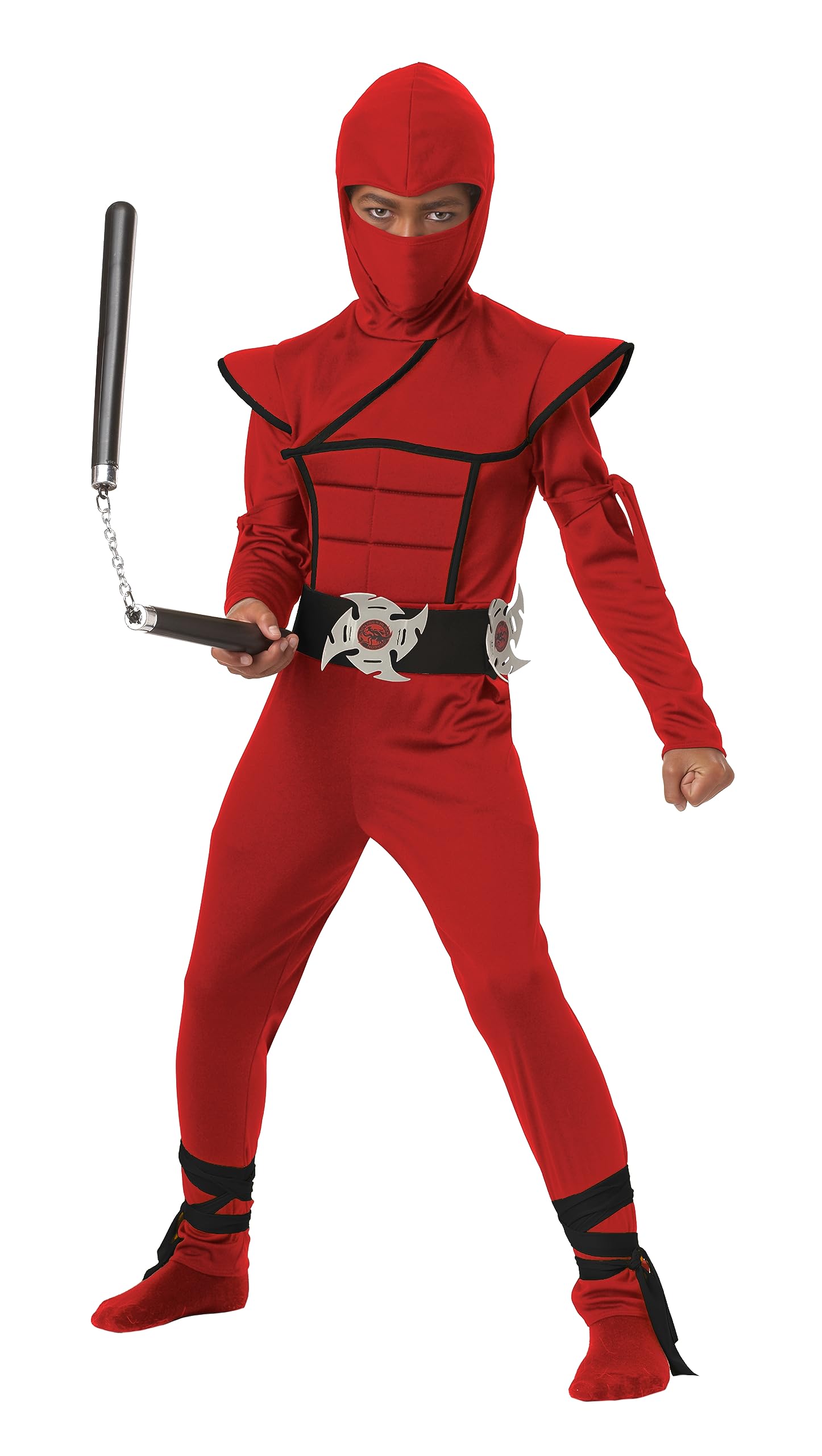 Boys Stealth Red Ninja Costume