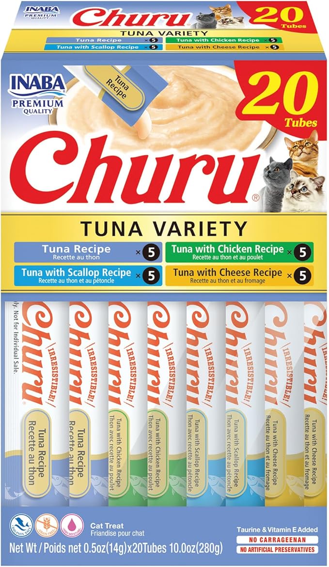 Inaba Churu Tuna Variety Box Cat Treats 20 x 14g